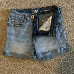 High Rise Shortie Shorts